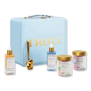 Truly Buns & Boobies Kit with blue lunchbox tin